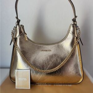 Michael Kors Metallic Gold Shoulder Bag